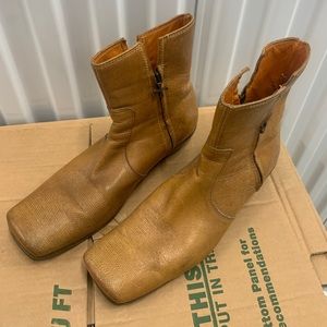 Mark Nason leather boots with new Vibrance soles